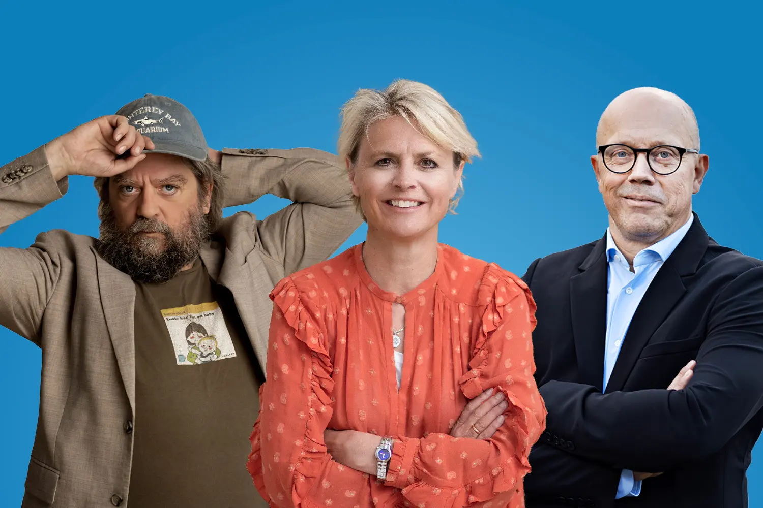 Mød Anders Lund Madsen, Lykke Friis og Jan Hylleberg på scenen.